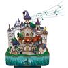 Tonecheer Puzzle in legno 3D, scatola musicale, castello incantato, kit di modellismo per adulti, carillon rotante, regalo, decorazione per la casa