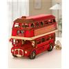 Rowood Puzzle tridimensionale in legno, autobus turistico di Londra, modello retrò per adulti