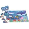 Sonstige Puzzle da pavimento, mondo sottomarino, oceano, 48 pezzi, per bambini dai 3 ai 5 anni, gioco educativo, ideale per la scuola materna, bambini piccoli, regalo per bambini dai 4 agli 8 anni