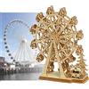 Sonstige Puzzle in legno 3D, modello di ruota panoramica, 104 pezzi, kit di montaggio per adulti