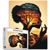 Sonstige Puzzle da 1000 pezzi per adulti e famiglie, con motivo africano, dimensioni 50 x 70 cm