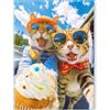 Sonstige Puzzle da 500 pezzi, soggetto: "Selfie di un gatto", adatto a adulti, bambini e adolescenti, dimensioni 52 x 38 cm