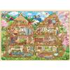 HUADADA Puzzle da 1000 pezzi, raffigurante una casa sull'albero a tema streghe, dimensioni 70x50 cm, adatto a partire dai 14 anni