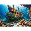Sonstige Puzzle da 1000 pezzi per adulti, con immagini di oceano, polpo, nave pirata e relitto. Dimensioni: 70x50 cm