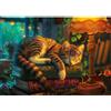 Sonstige Puzzle da 100 pezzi, soggetto: gatto pigro, dimensioni XL: 41x28,8 cm