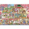 HUADADA Puzzle da 1000 pezzi, soggetto: fiori di ciliegio sotto un albero, dimensioni 70x50 cm, adatto a partire dai 14 anni