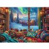 Sonstige Puzzle da 1000 pezzi per adulti, raffigurante l'aurora boreale, dimensioni 70x50 cm