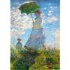Sonstige Puzzle da 1000 pezzi per adulti e bambini dai 14 anni in su - "Madame Monet e suo figlio con l'ombrello", dimensioni 70x50 cm