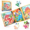 Sonstige Puzzle magnetici per bambini, da 20, 30 o 52 pezzi. Libri di puzzle magnetici per bambini piccoli, puzzle da viaggio ideali per aereo e auto, con motivo dinosauri