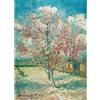 Sonstige Puzzle da 1000 pezzi, adulti, con immagine di un albero di pesco in fiore, dimensioni 70 x 50 cm