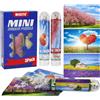 Sonstige Mini puzzle da 150 pezzi, confezione da 3, con immagini di paesaggi fioriti, ideali per la decorazione della casa, perfetti come regalo, adatti a partire dai 14 anni, dimensioni 15 x 10 cm