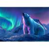 Sonstige Puzzle da 1000 pezzi per adulti e bambini dai 14 anni, raffigurante l'aurora boreale e gli orsi polari, dimensioni 70x50 cm