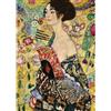 Sonstige Puzzle da 2000 pezzi per adulti, raffigurante "Donna con ventaglio" di Gustav Klimt, dimensioni 100 x 70 cm