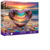Sonstige Puzzle da 1000 pezzi, soggetto "Amore al tramonto", forma speciale, dimensioni 55x49 cm. Puzzle classico per adulti, puzzle impegnativo, ideale per la decorazione della parete
