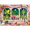 HUADADA Puzzle da 500 pezzi per adulti, colorato, con motivo di piccoli fiori, ideale come gioco educativo e decorazione, dimensioni 49x35 cm