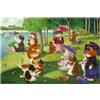 Sonstige Puzzle da 2000 pezzi, illustrazione di gatti, tema naturale, idea regalo, dimensioni 63,3 x 95 cm