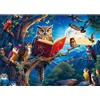 HUADADA Puzzle da 500 pezzi per adulti, decorazione a tema gufo, gioco educativo