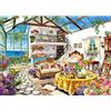 HUADADA Puzzle da 1000 pezzi per adulti, gioco educativo, decorazione, ideale per una stanza luminosa con vista sul mare, perfetto come regalo