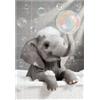 Sonstige Puzzle da 300 pezzi a forma di elefante, adatto per il bagno, dimensioni 38x26 cm, realizzato in legno