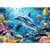 Sonstige Puzzle per adulti, 1000 pezzi, raffigurante un delfino, dimensioni 70 x 50 cm