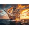 Sonstige Puzzle per adulti, 1000 pezzi, soggetto: barca a vela, dimensioni: 70 x 50 cm, materiale: cartone
