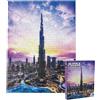 Sonstige Puzzle da 1000 pezzi per adulti, panorama di un paesaggio, Burj Khalifa, Dubai, dimensioni 70x50 cm