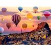 Vicloon Puzzle da 1000 pezzi, adatto agli adulti, con immagine di una mongolfiera, formato poster 70x50 cm, colore giallo