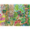 HUADADA Puzzle da 1000 pezzi per adulti e bambini, con motivo floreale e colori vivaci