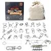 Sonstige Set di puzzle in metallo, 30 pezzi - Puzzle di logica e giochi di ingegno - Rompicapo