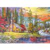 Sonstige Puzzle da 500 pezzi, raffigurante una baita di montagna, adatto a persone dai 14 anni in su, dimensioni 49x35 cm, realizzato in cartone riciclato