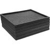 HEMOTON Set di 6 vassoi per puzzle, dimensioni 30 x 24 cm, in feltro, impilabili, adatti per puzzle da 1000 pezzi