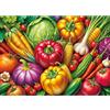 Sonstige Puzzle da 500 pezzi, motivo vegetale, dimensioni 49x35 cm, realizzato in cartone riciclato