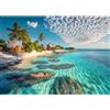 Sonstige Puzzle per adulti, 1000 pezzi, soggetto: "Brezza estiva sulla spiaggia", dimensioni 70 x 50 cm