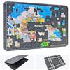 Sonstige Tavola in feltro portatile per puzzle da 1000 pezzi, con sistema di stoccaggio e di ordinamento, dimensioni 75,7 x 52,2 cm