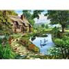 Sonstige Puzzle per adulti, 1000 pezzi, "Lago dei Cigni", dimensioni 70 x 50 cm