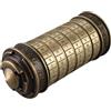 PUSOKEI Scatola puzzle "Cryptex" in miniatura, con serratura a combinazione e password "ILOVEU", realizzata in metallo