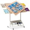Sonstige Tavolo da puzzle inclinabile e girevole con cassetti, adatto per puzzle da 1500 pezzi