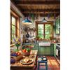 Sonstige Puzzle per adulti, 1000 pezzi, soggetto: cucina con lavanda, dimensioni 69,8 x 49,8 cm, con poster incluso