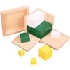 Gioco Educativo Sviluppa il Pensiero Logico Forme Geometriche 3D in Legno