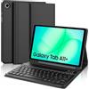 FOGARI Cover Tastiera per Samsung Galaxy Tab A11+ 2025/A9+ 2023 | Tastiera Bluetooth Rimovibile e Custodia Morbida TPU per Ufficio/Studio/Scrittura, Tastiera Wireless Portatile