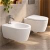 GEBERIT Sanitari Sospesi Geberit iCon bianco opaco vaso TurboFlush, bidet e coprivaso rallentato