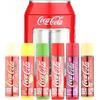 Lip Smacker Cofanetto A Forma Di Lattina In Metallo Con 6 Balsami Per Labbra Coca-Cola Profumi Assortiti