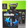 Gillette Labs Uefa Champions League Special Edition - Kit Rasatura Con 1 Lametta + Manico + Gancio + Gel Da Barba 198 Ml