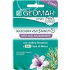 Geomar Maschera Viso 5 Minuti Anti Age Rassodante Con Fiore Di Ibisco Biologico E Ambra Oceanica 2 Dosi 15 Ml