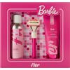 Fler Cofanetto Barbie That Pink Set - Rasoio + Mousse per depilazione 200 ml + Lozione corpo 200 ml