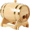 Botte Di Vino Di Quercia Da 3 L/1,5 L Con Base Per Whisky Da Vino, Legno Da 3 L