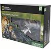 NATIONAL GEOGRAPHIC Playset Scatola Animali Giungla National Geographic Giocattolo Bambini 20pz