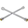 DUNLOP Chiave a Croce in Acciaio per Sostituzione Ruote Auto Macchina 17 19 21 23 mm