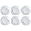 BAKAJI Set 6 Sottopiatti Natalizi Colore Argento Addobbi Natalizio Decorazioni Natale