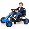 EDDY TOYS Go Kart per Bambini a Pedali con Freno a Mano e Telaio Robusto Idea Regalo